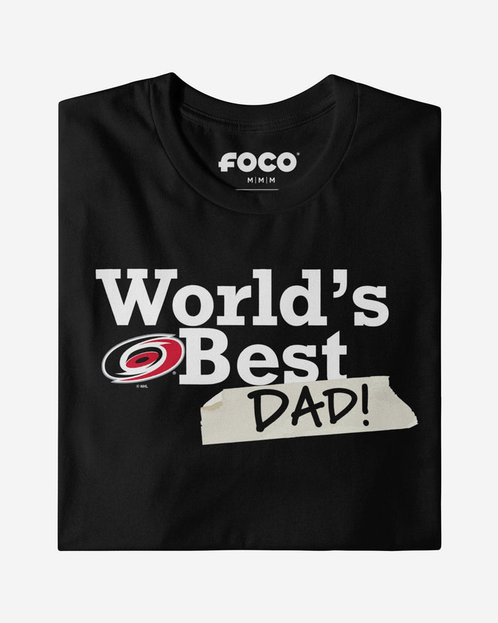 Carolina Hurricanes World's Best Dad T-Shirt FOCO - FOCO.com