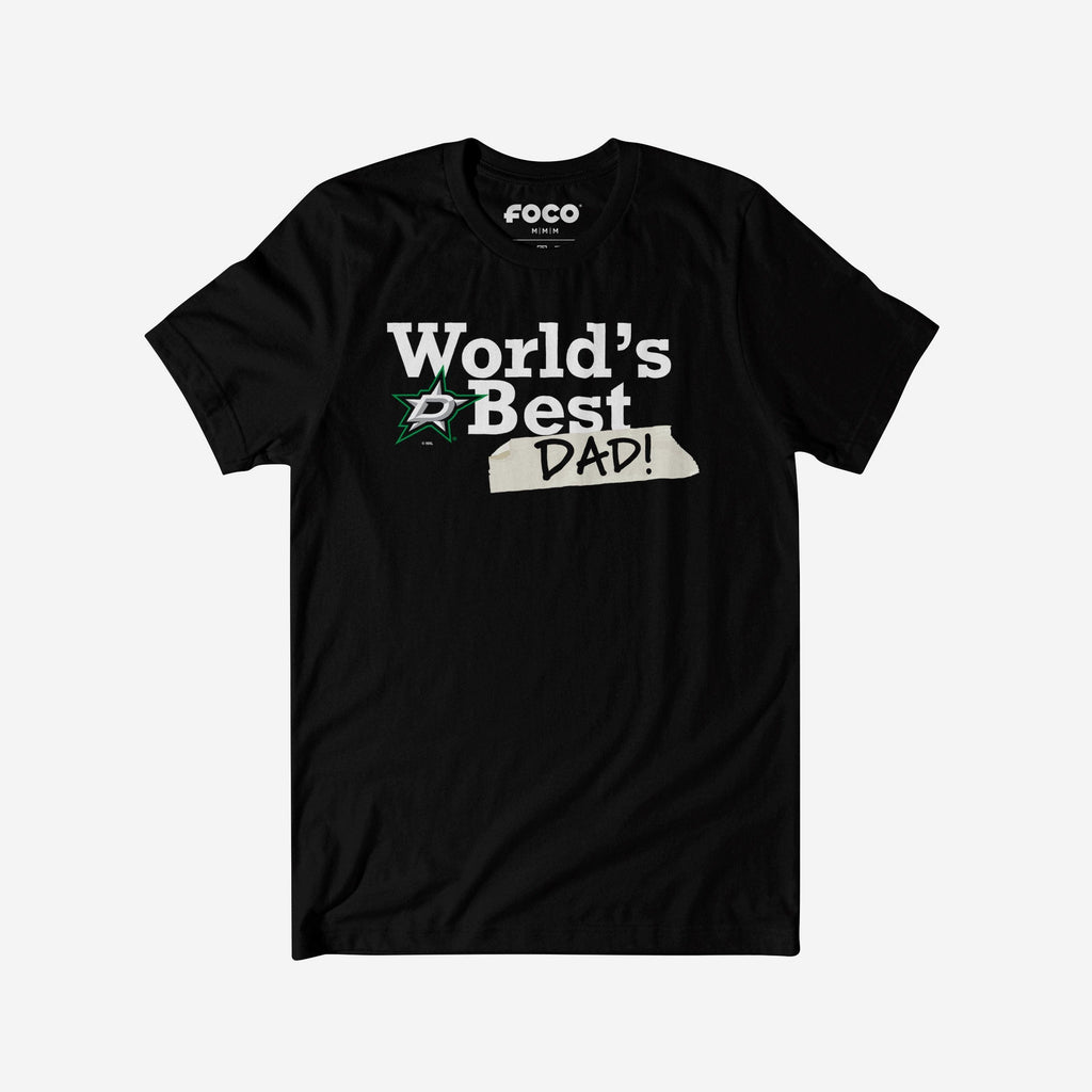 Dallas Stars World's Best Dad T-Shirt FOCO S - FOCO.com