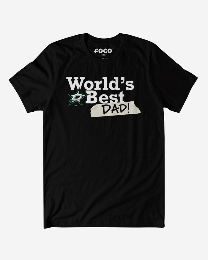 Dallas Stars World's Best Dad T-Shirt FOCO S - FOCO.com