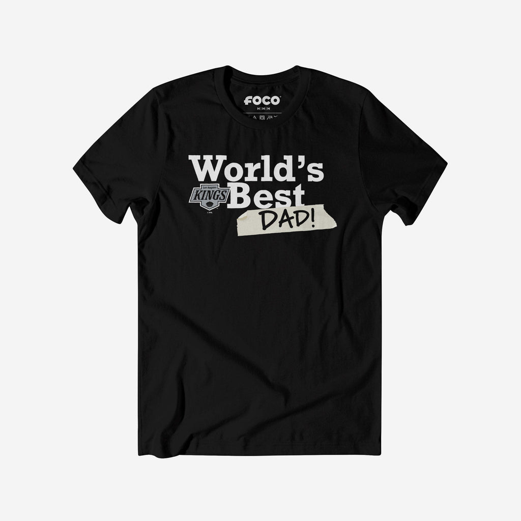 Los Angeles Kings World's Best Dad T-Shirt FOCO S - FOCO.com