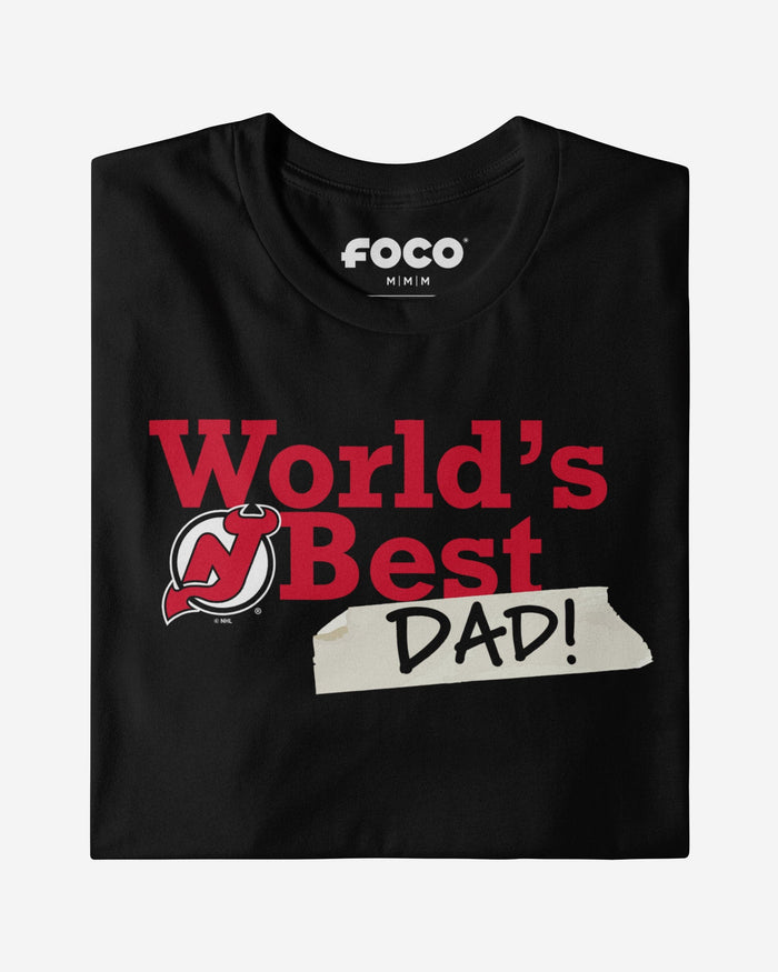 New Jersey Devils World's Best Dad T-Shirt FOCO - FOCO.com