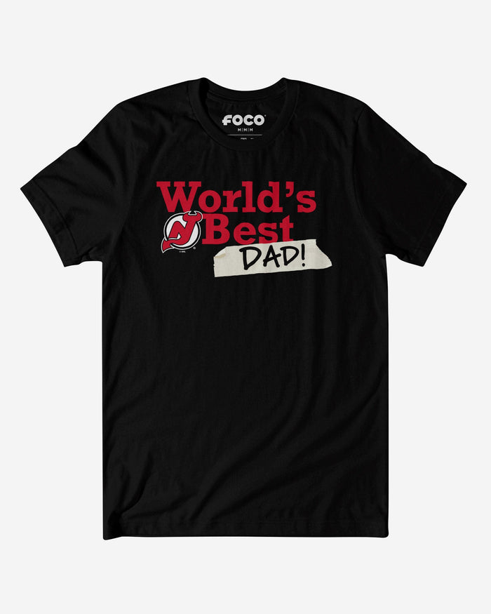 New Jersey Devils World's Best Dad T-Shirt FOCO S - FOCO.com