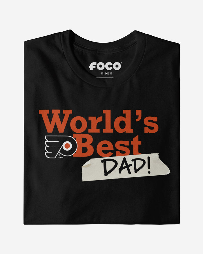 Philadelphia Flyers World's Best Dad T-Shirt FOCO - FOCO.com