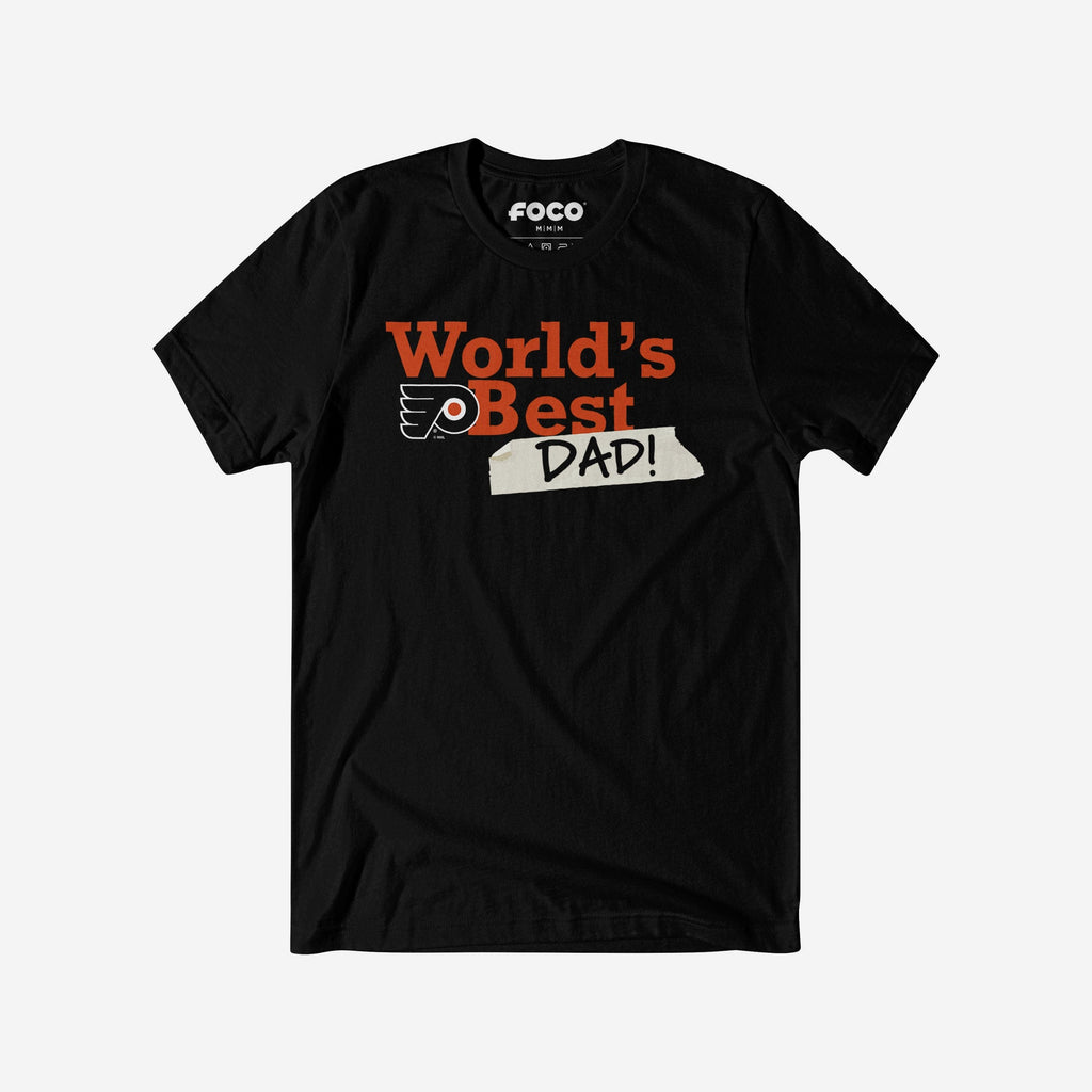 Philadelphia Flyers World's Best Dad T-Shirt FOCO S - FOCO.com