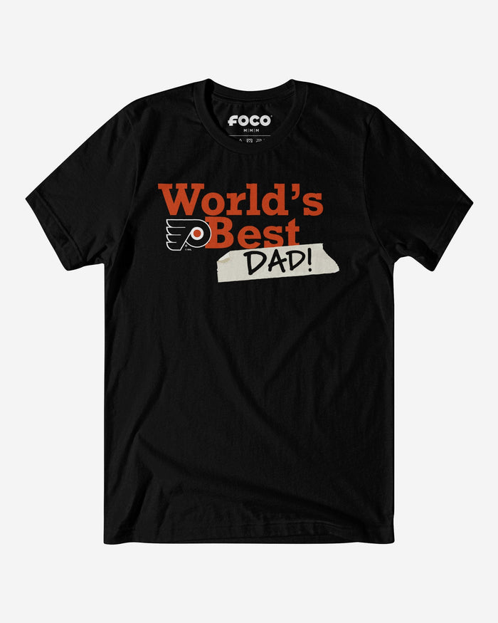 Philadelphia Flyers World's Best Dad T-Shirt FOCO S - FOCO.com