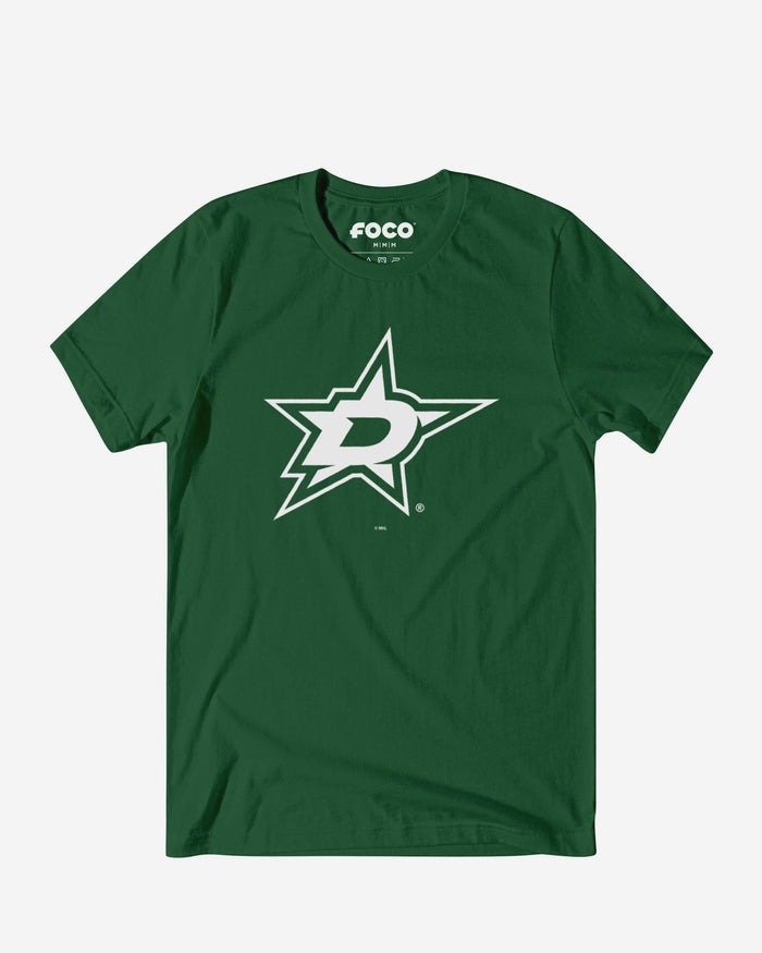 Dallas Stars White Logo T-Shirt FOCO S - FOCO.com
