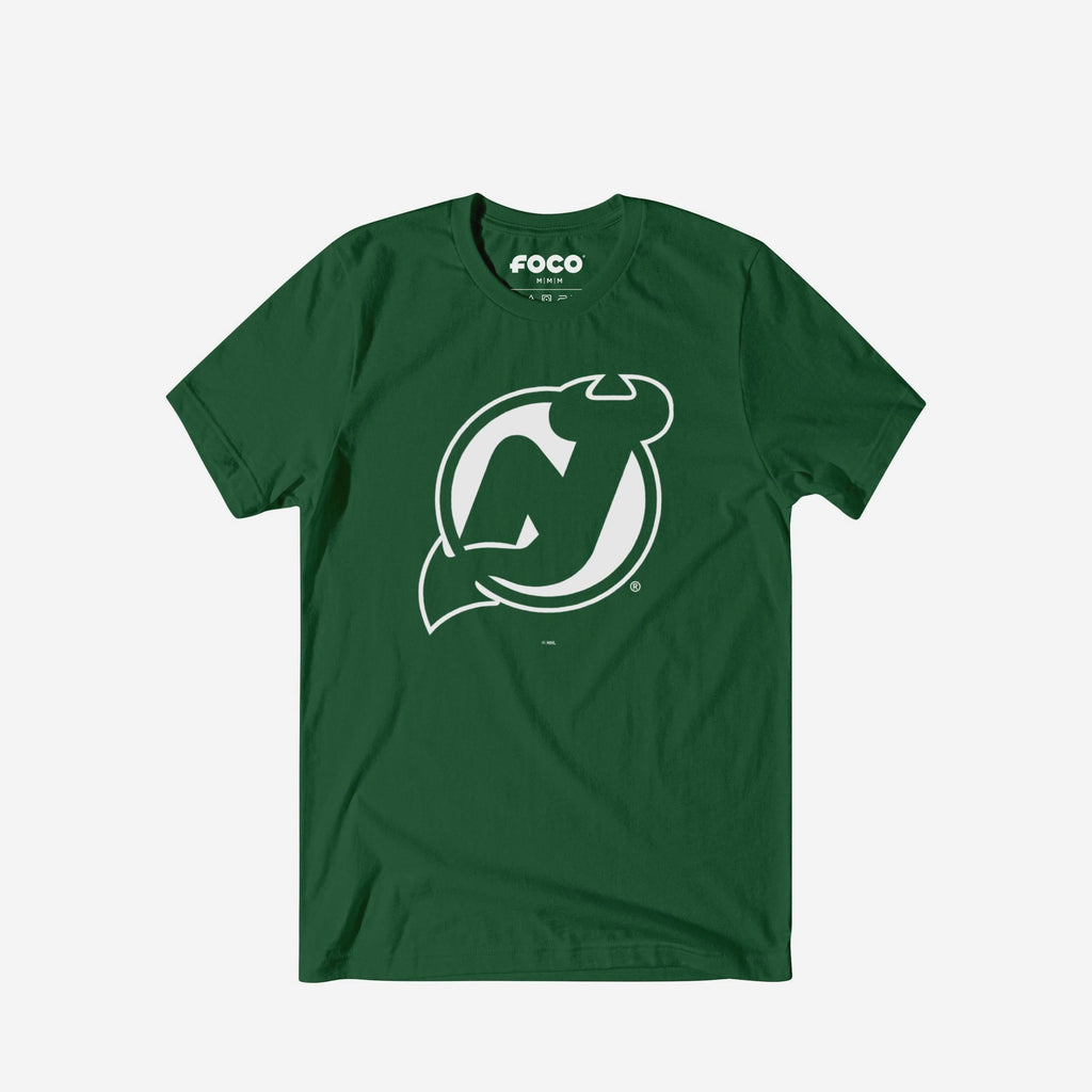 New Jersey Devils White Logo T-Shirt FOCO S - FOCO.com