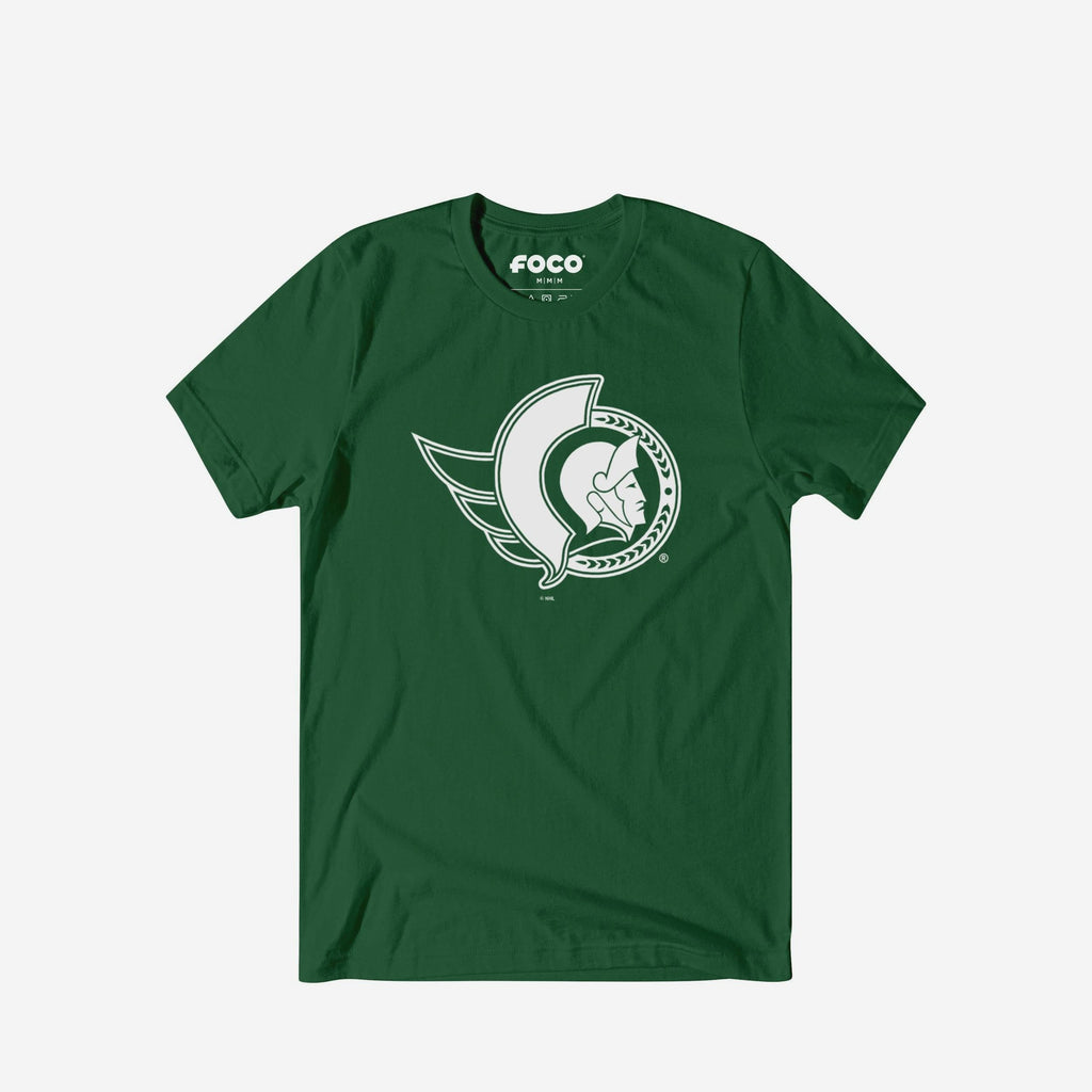 Ottawa Senators White Logo T-Shirt FOCO S - FOCO.com