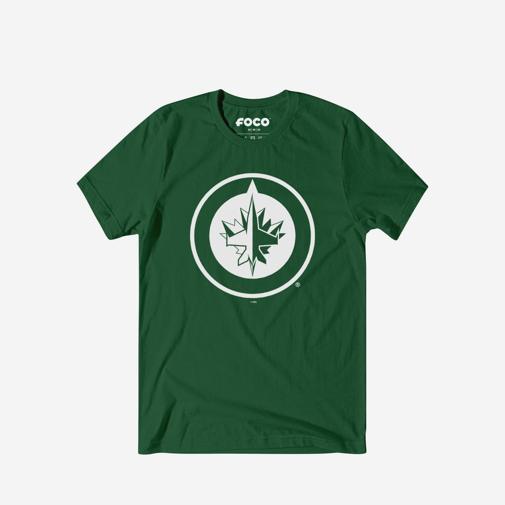 Winnipeg Jets White Logo T-Shirt FOCO S - FOCO.com