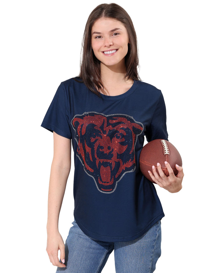 Chicago Bears Rhinestone Tunic Top