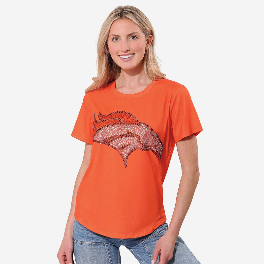 Denver Broncos Rhinestone Tunic Top FOCO S - FOCO.com