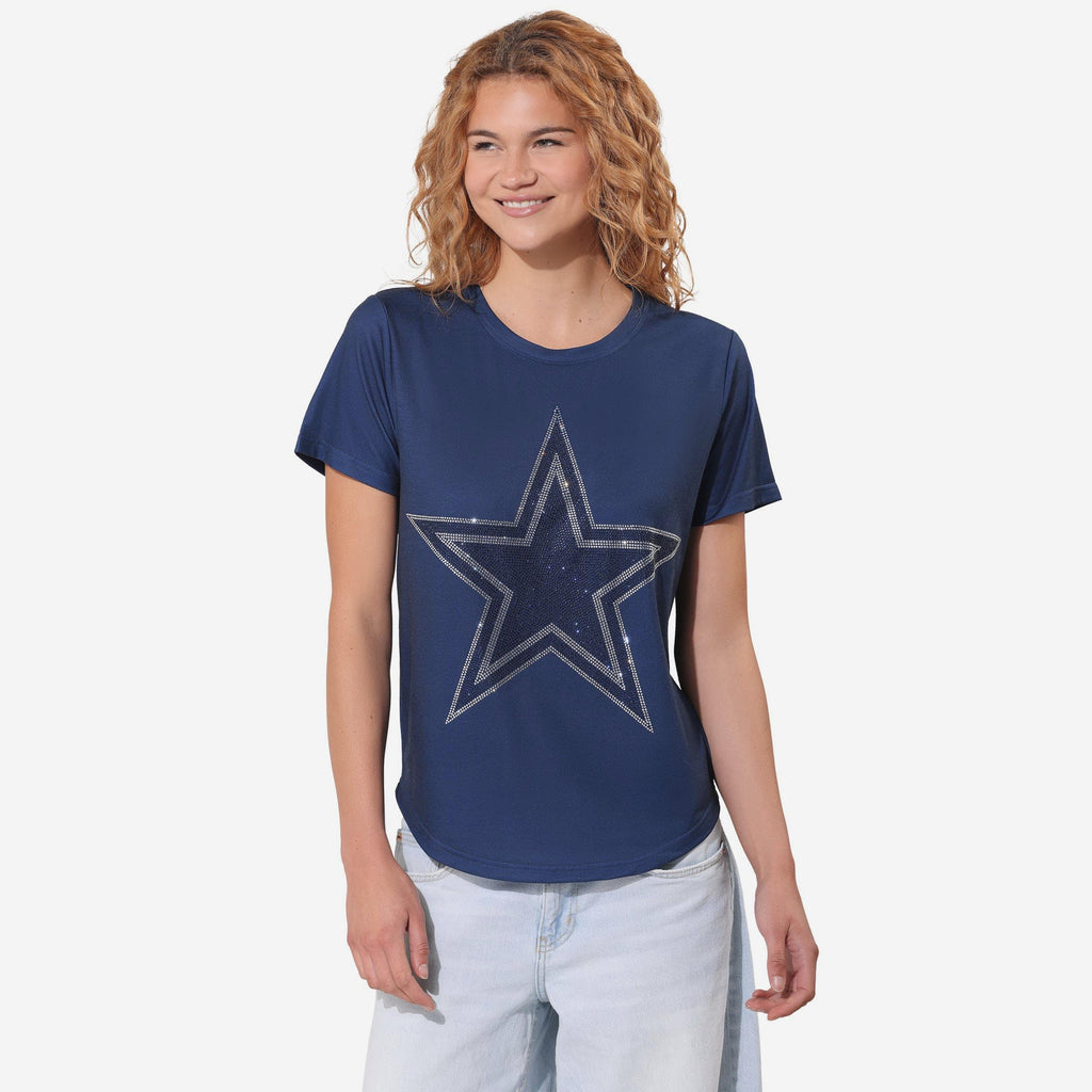 Dallas Rhinestone Dallas Cowboys Rhinestone Tunic Top FOCO