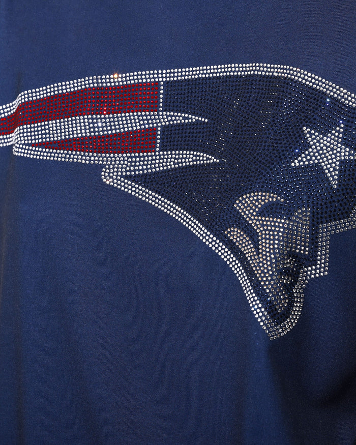 New England Patriots Rhinestone Tunic Top