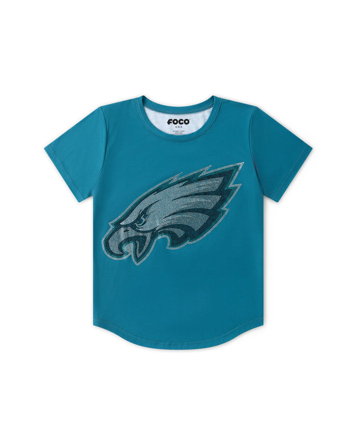 Philadelphia Eagles Rhinestone Tunic Top