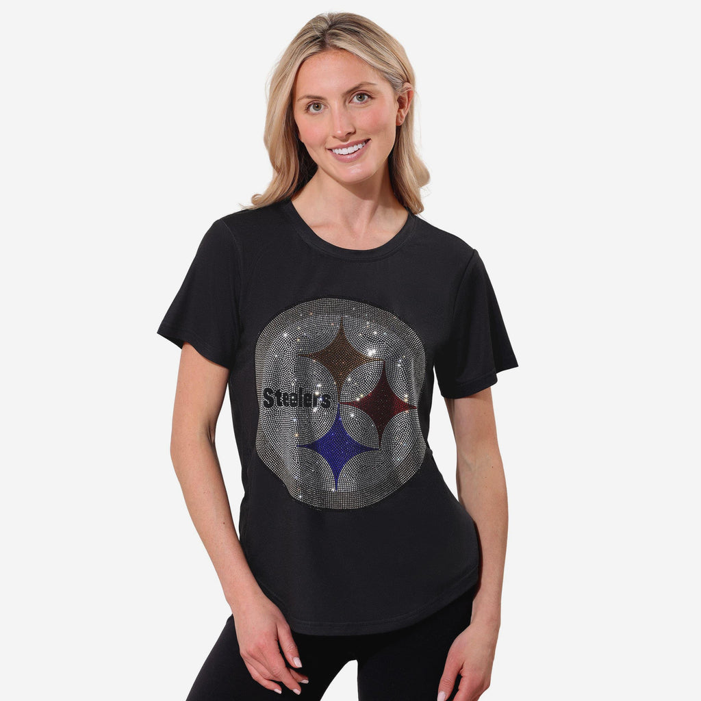 Pittsburgh Steelers Rhinestone Tunic Top FOCO S - FOCO.com