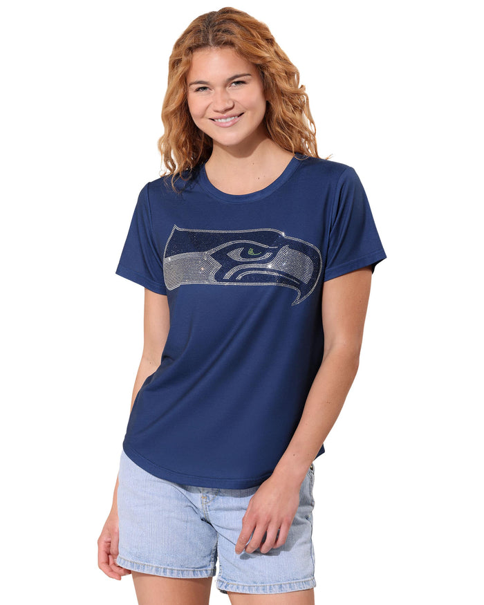 Seattle Seahawks Rhinestone Tunic Top