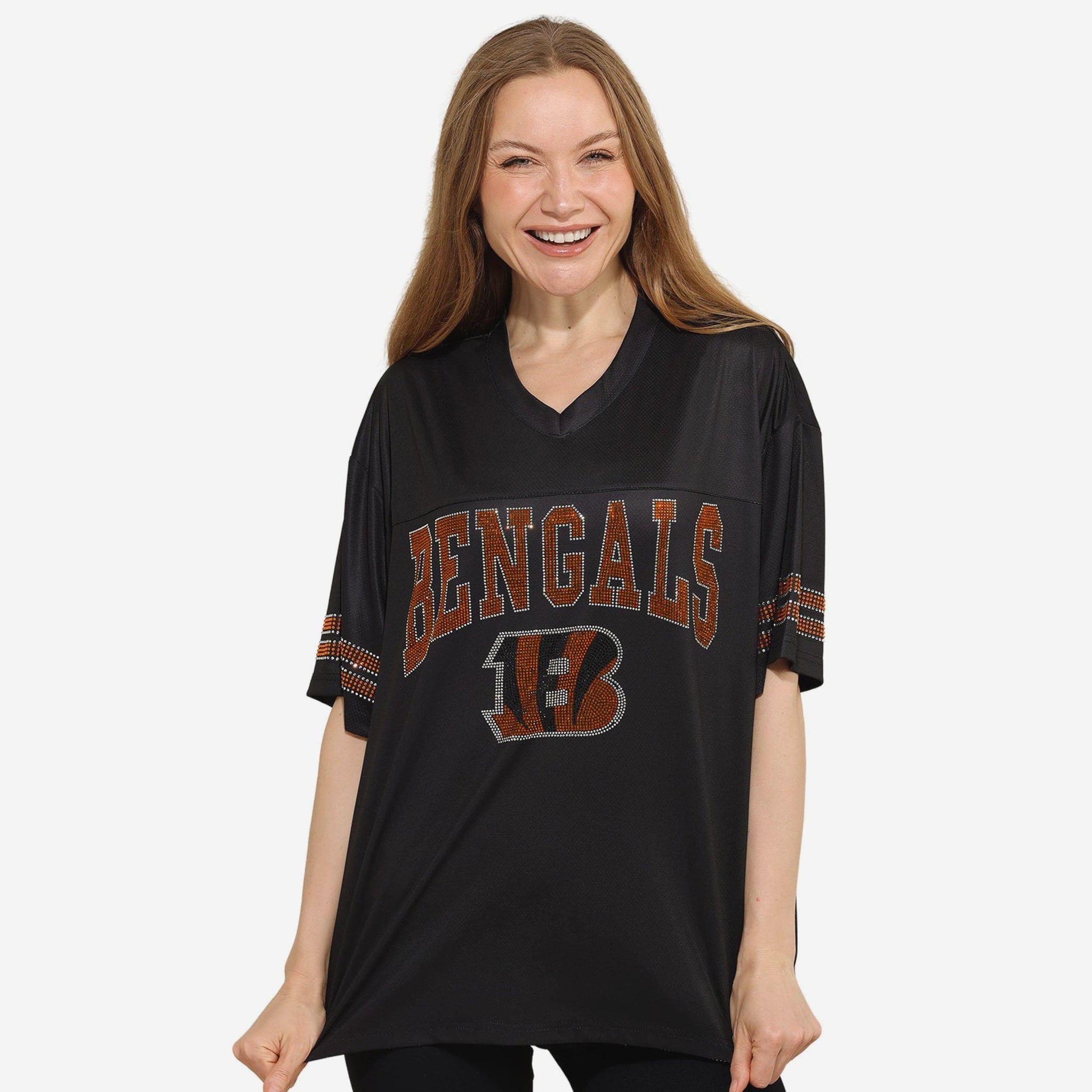 Champion CINCINNATI BENGALS ブラックフェードTシャツ Men's Champion Black Cincinnati Bengals Football T-Shirt