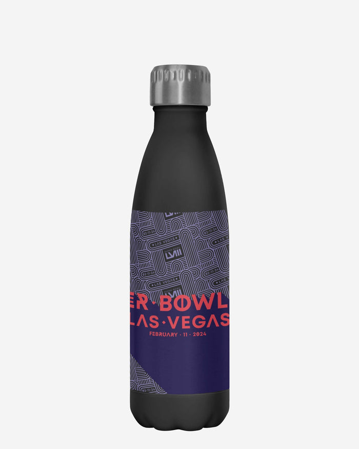 Super Bowl LVIII Black 17 oz Stainless Steel Bottle FOCO - FOCO.com