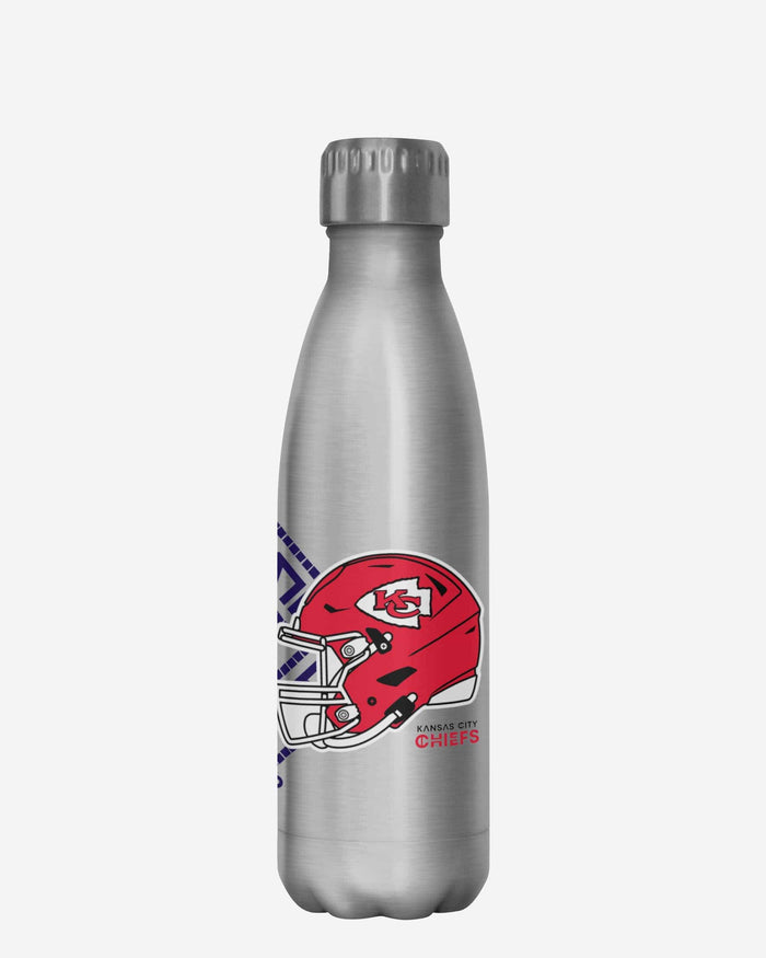 Kansas City Chiefs vs San Francisco 49ers Super Bowl LVIII Silver 17 oz Stainless Steel Bottle FOCO - FOCO.com