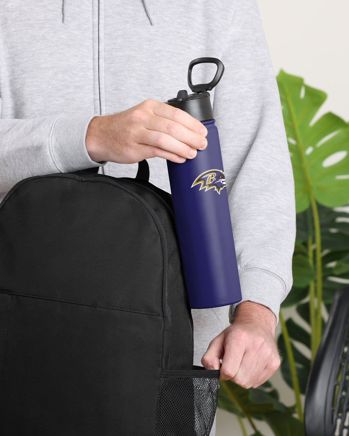 Baltimore Ravens Team Color Insulated Bottle FOCO - FOCO.com