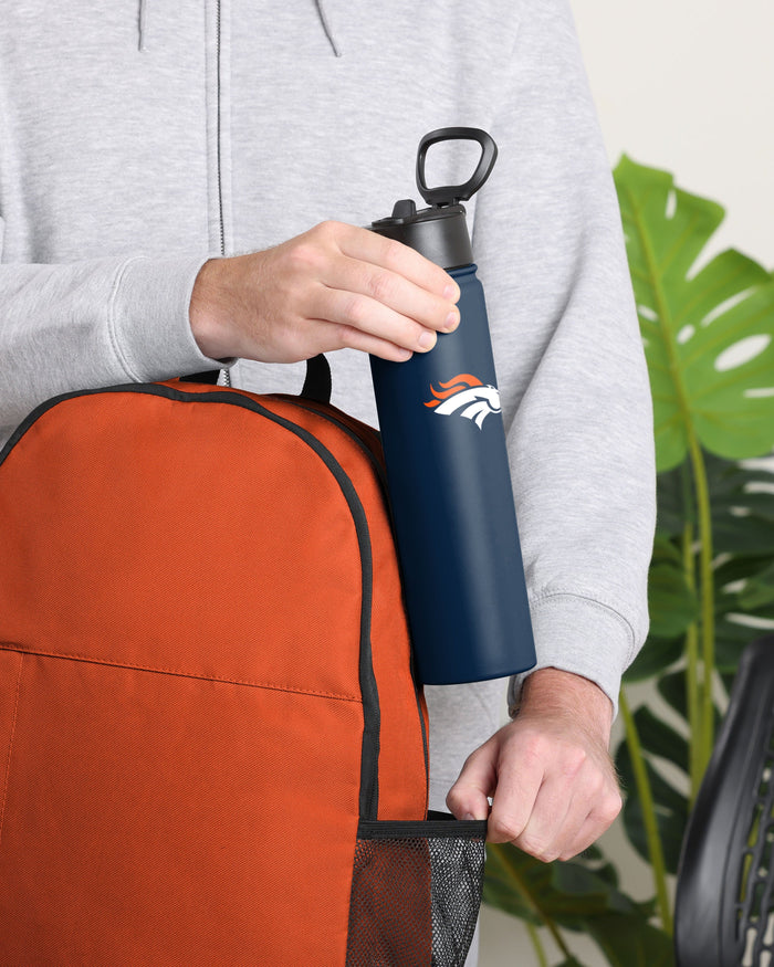 Denver Broncos Team Color Insulated Bottle FOCO - FOCO.com