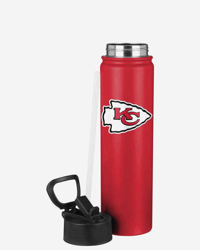 Kansas City Chiefs Team Color Insulated Bottle FOCO - FOCO.com