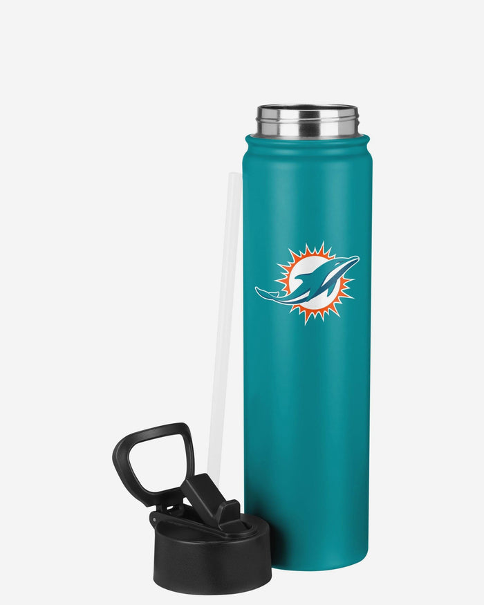 Miami Dolphins Team Color Insulated Bottle FOCO - FOCO.com