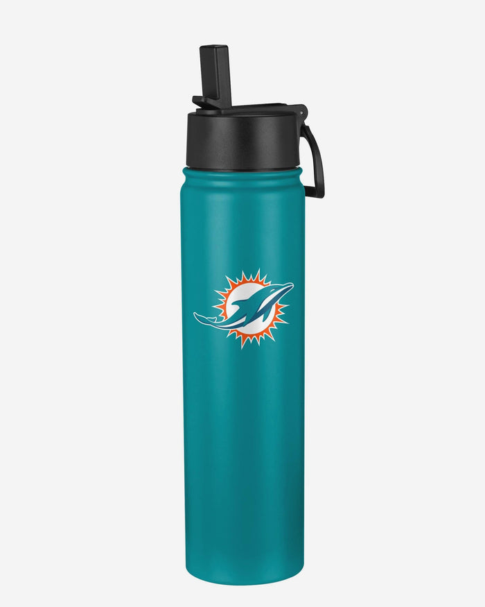 Miami Dolphins Team Color Insulated Bottle FOCO - FOCO.com