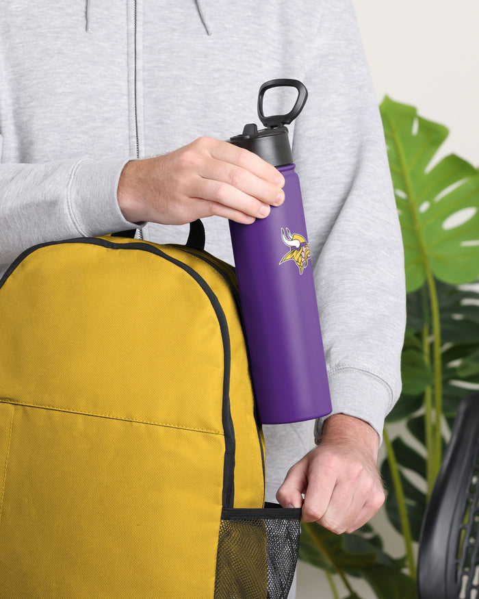 Minnesota Vikings Team Color Insulated Bottle FOCO - FOCO.com