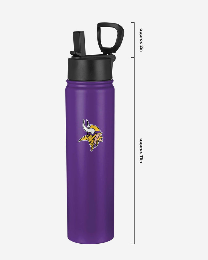 Minnesota Vikings Team Color Insulated Bottle FOCO - FOCO.com