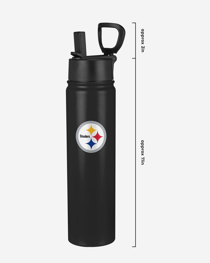 Pittsburgh Steelers Team Color Insulated Bottle FOCO - FOCO.com