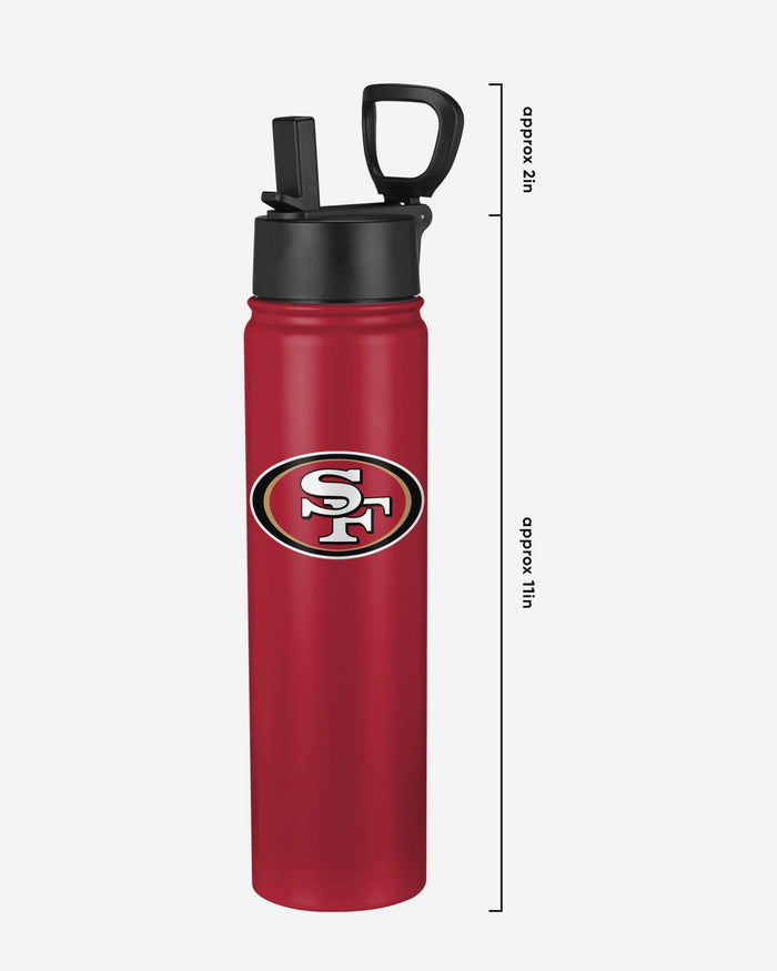 San Francisco 49ers Team Color Insulated Bottle FOCO - FOCO.com