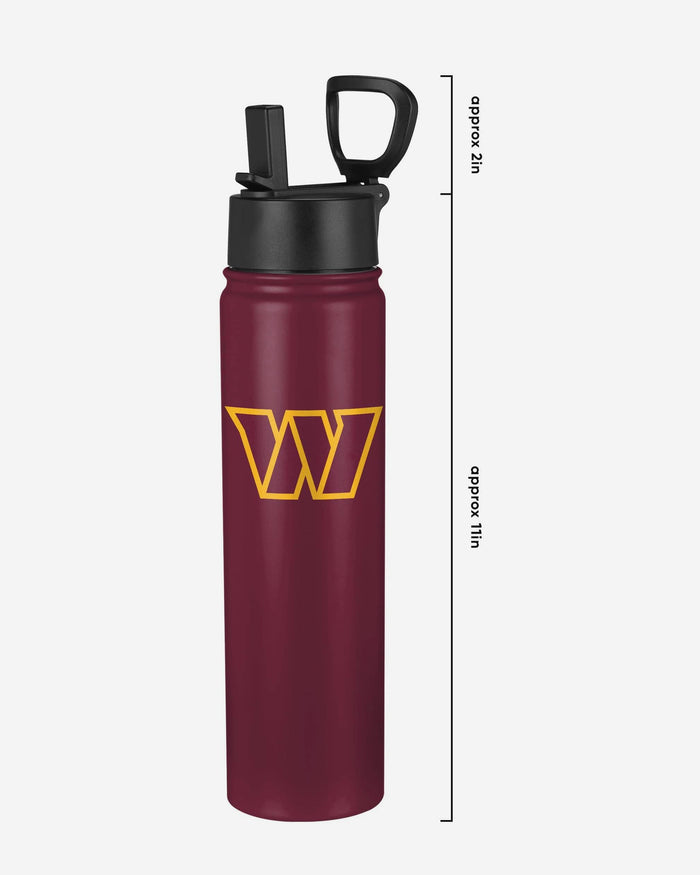 Washington Commanders Team Color Insulated Bottle FOCO - FOCO.com
