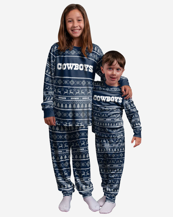 Foco Dallas Cowboys Holiday Pajamas Dallas Cowboys Youth Family