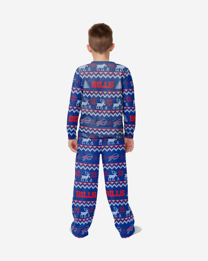 FOCO Tennessee Titans NFL Ugly Pattern Family Holiday Pajamas
