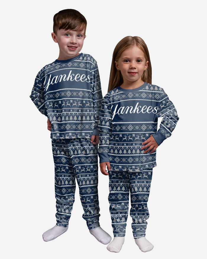 New York Yankees Toddler Family Holiday Pajamas FOCO 2T - FOCO.com