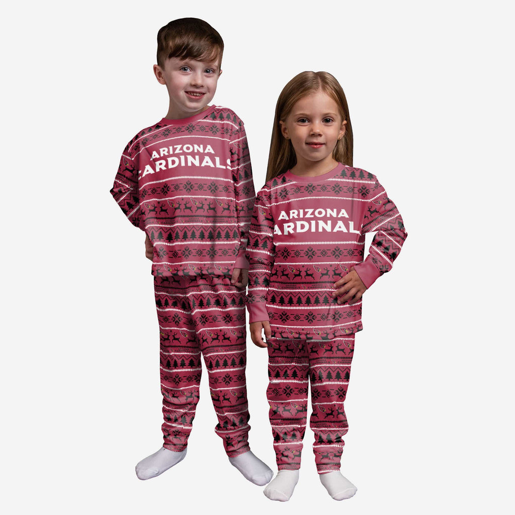 Arizona Cardinals Toddler Family Holiday Pajamas FOCO 2T - FOCO.com