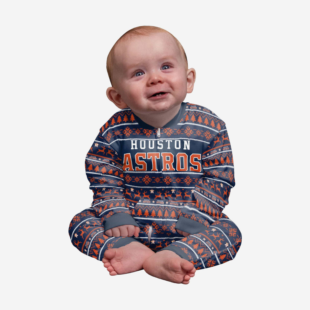 Houston Astros Infant Family Holiday Pajamas FOCO 12 mo - FOCO.com
