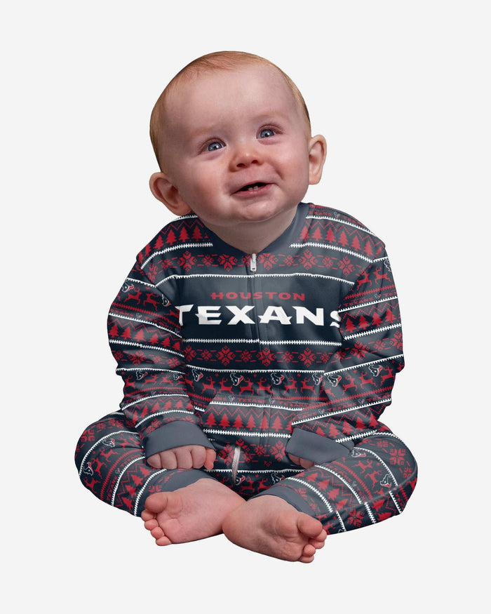 Houston Texans Infant Family Holiday Pajamas FOCO 12 mo - FOCO.com