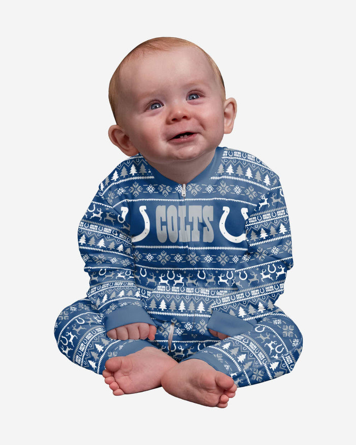 Indianapolis Colts Infant Family Holiday Pajamas FOCO 12 mo - FOCO.com