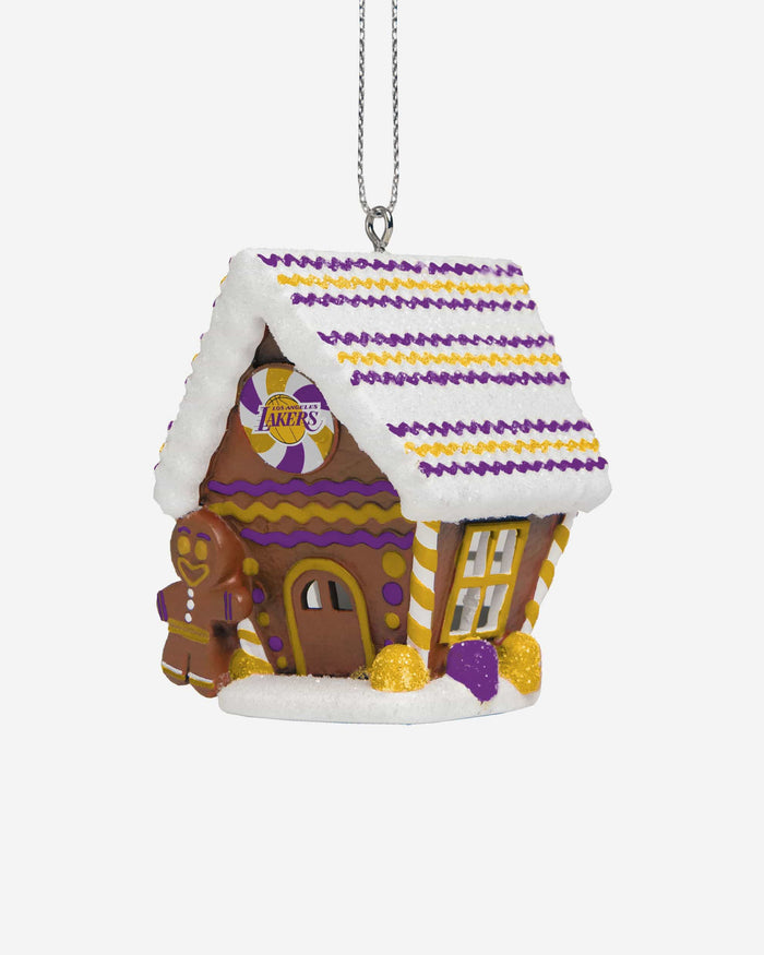 Los Angeles Lakers Gingerbread House Ornament FOCO - FOCO.com