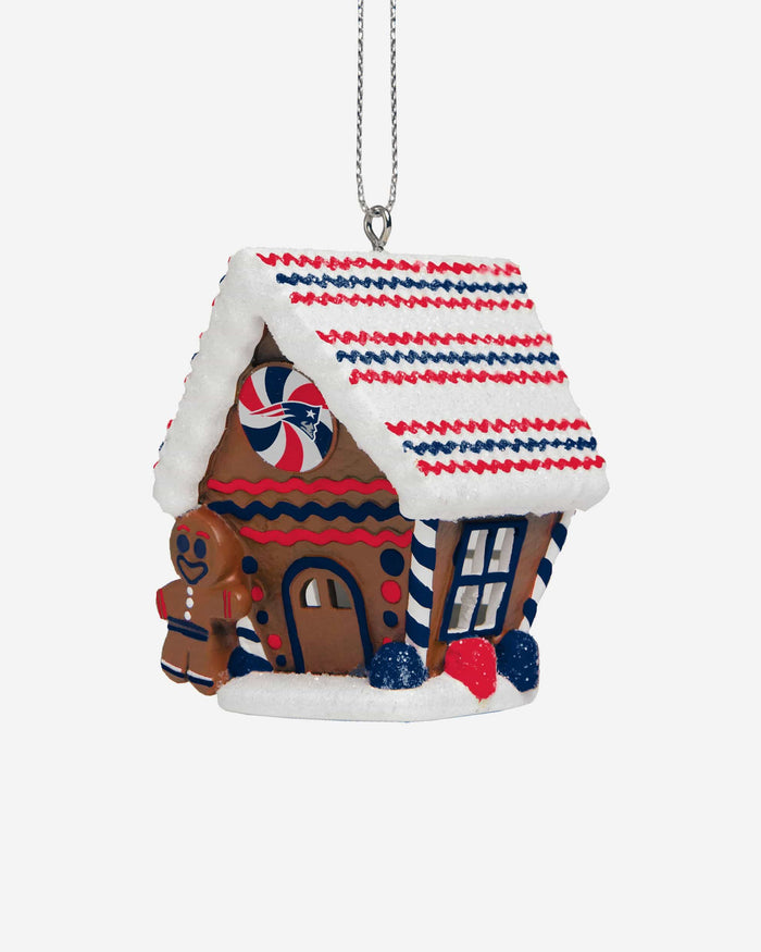 New England Patriots Gingerbread House Ornament FOCO - FOCO.com