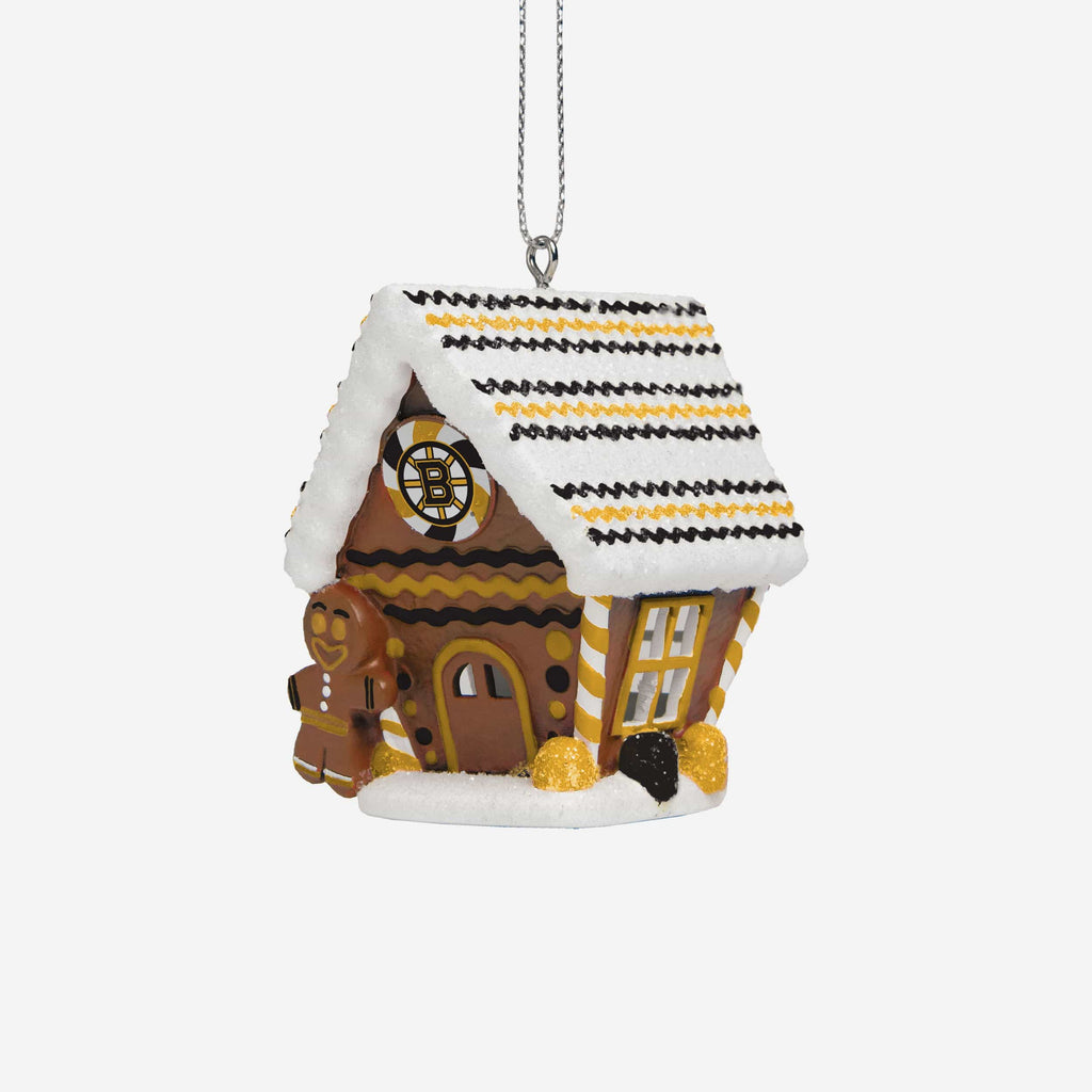 Boston Bruins Gingerbread House Ornament FOCO - FOCO.com