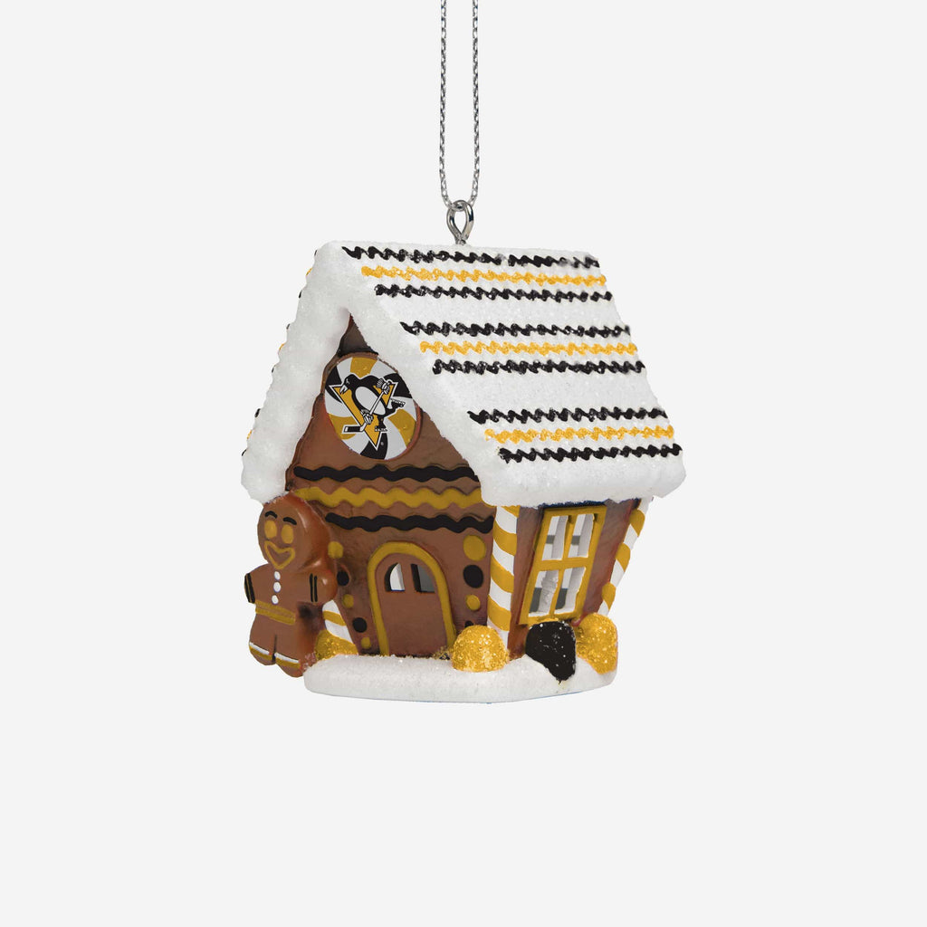 Pittsburgh Penguins Gingerbread House Ornament FOCO - FOCO.com