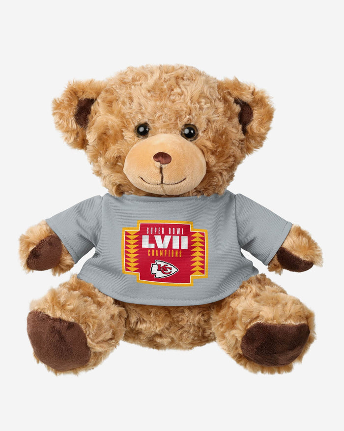 Kansas City Chiefs Super Bowl LVII Champions Seated Shirt Bear FOCO - FOCO.com