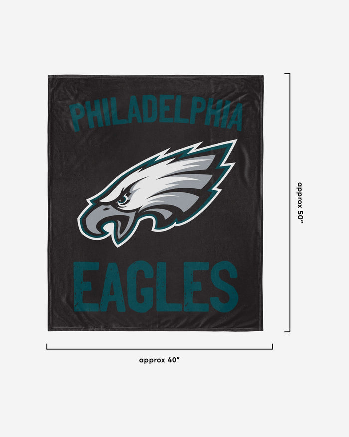 Philadelphia Eagles Throw Blanket With Plush Bear FOCO - FOCO.com