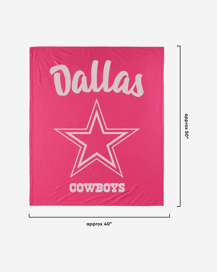 Dallas Cowboys Throw Blanket With Plush Unicorn FOCO - FOCO.com