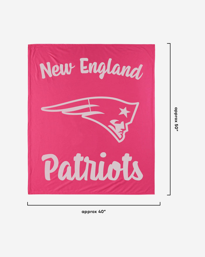 New England Patriots Throw Blanket With Plush Unicorn FOCO - FOCO.com