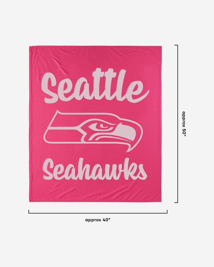 Seattle Seahawks Throw Blanket With Plush Unicorn FOCO - FOCO.com