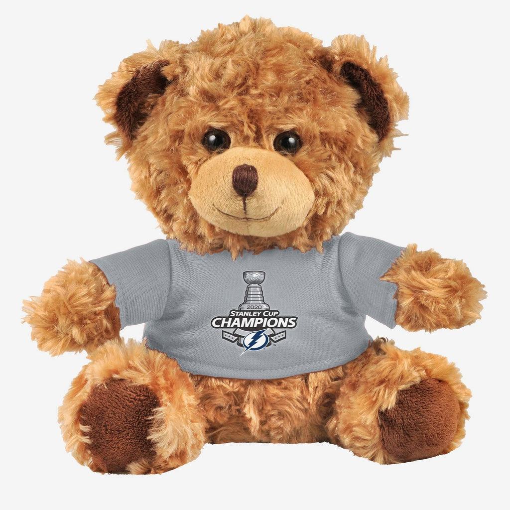 Tampa Bay Lightning 2020 Stanley Cup Champions Trophy Seated Shirt Bear FOCO - FOCO.com